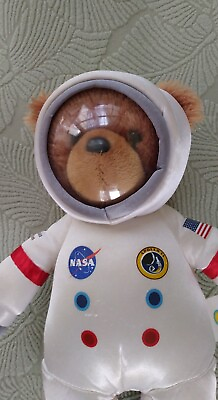 #ad NASA Apollo 14 Astronaut Teddy Bear 14quot; Handmade Plush Smithsonian Institution $8.99