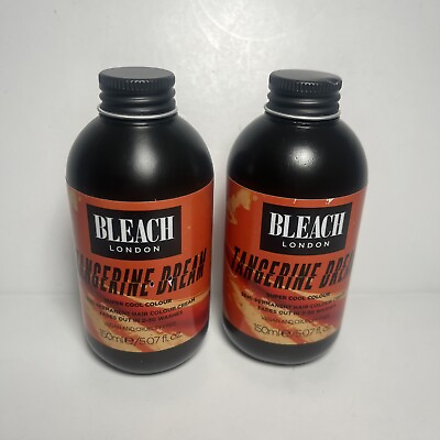#ad 2 X Bleach London Tangerine Dream SUPER COOL COLOUR SEMI PERMANENT Hair Cream $10.99