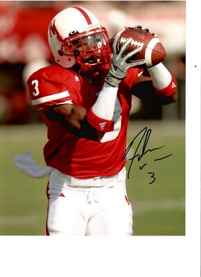 #ad Fabian Washington Signed Autographed 8x10 Photo Huskers Football Player W COA A $14.99