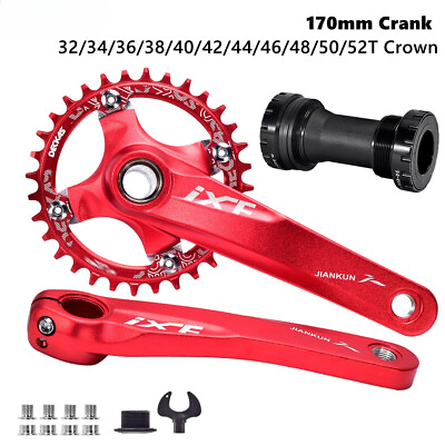 #ad Mountain Bike Crankset Bike Crank Arm 170mm 104BCD 32 52T Chainring 7 12Speed $103.70