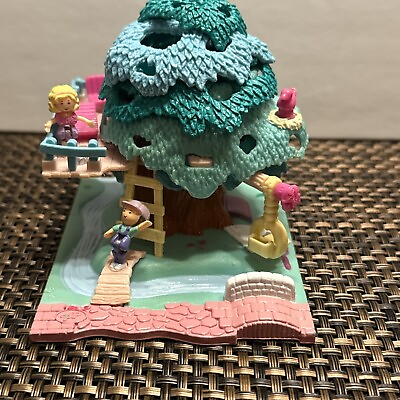 #ad Polly Pocket Pollyville Treehouse Vintage Mini Playset 1994 Complete Bluebird $49.99