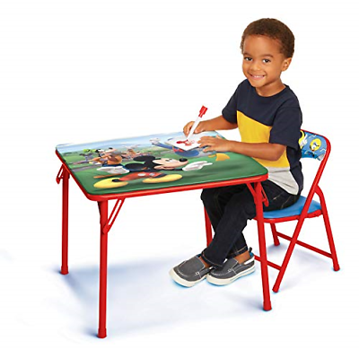 #ad Mickey Kids Table amp; Chair Set Junior Table for Toddlers Ages 2 5 Years $51.00