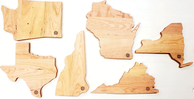 #ad State Shaped Charcuterie Board $39.95