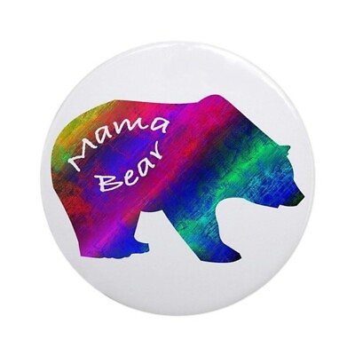 #ad RAINBOW MAMA BEAR COLORFUL charm pendant 20quot; Sterling 925 Silver necklace Gift $16.88