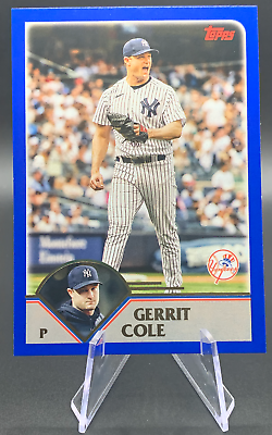 #ad 2023 Gerrit Cole SP #288 Topps Archives Blue Border New York Yankees Baseball $2.99