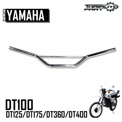 #ad Fit Yamaha Enduro DT100 DT125 DT175 DT360 DT400 Handle Bar Chrome Motorcycle $65.52
