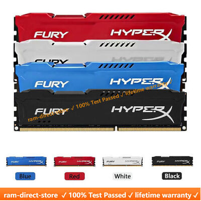 #ad Kingston HyperX FURY DDR3 8GB 16GB 32G 1600 1866 1333 Desktop Memory RAM DIMM $13.25