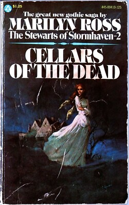 #ad Vintage Gothic Paperback Book CELLARS OF THE DEAD Marilyn Ross W.E.D. Ross $8.95
