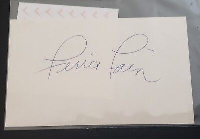 FERRIS FAIN Signed Index card w Spalding Baseball Bat Philadelphia Athletics $199.99