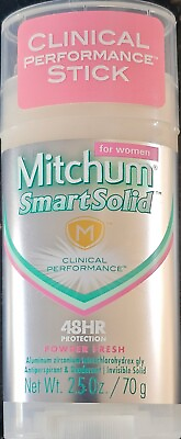 #ad Mitchum Smart Solid Women#x27;s Deodorant Powder Fresh 2.5 fl oz $16.99