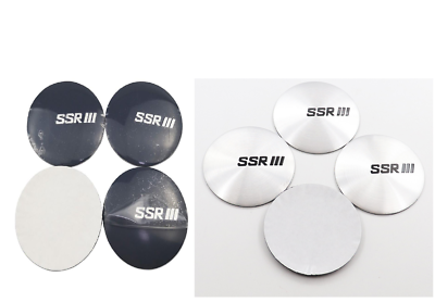 #ad NEW JDM 4x56mm SSR Wheel Center Stickers Hub Stickers Rim Stickers $15.36