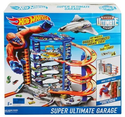 #ad Hot Wheels Super Ultimate Garage Play Set Big Motorized 140 Car Garage Gorilla $203.20