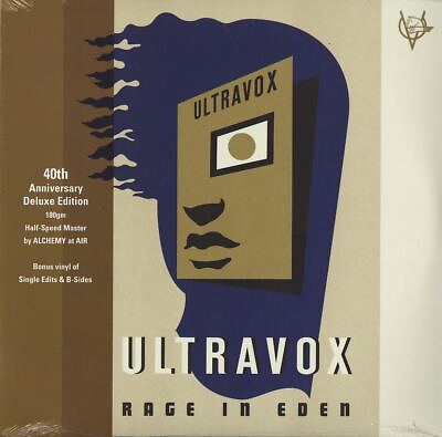 #ad Ultravox Rage In Eden NEW 40th Anniversary Half Speed Master Double Vinyl LP $27.99