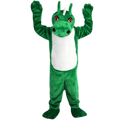 #ad New Hot Sales Dragon Mascot Costume Birthday Party anime theme fancy dress Hallo $271.55