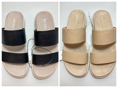 #ad KENSIE Women#x27;s Jipsy Double Band Sandals Choose Size Color NEW $24.89