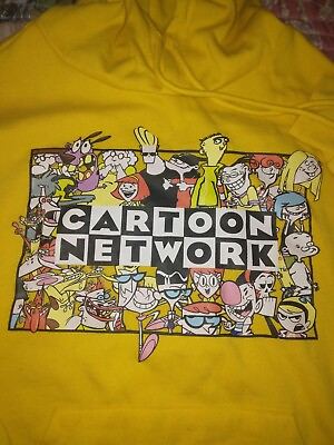 #ad New CARTOON NETWORK HOODIE SMALL NEW COLLECTABLE Excellent Condition yellow $25.00