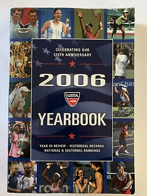 #ad Rare USTA Official Tennis Yearbook 2006 USA Tennis Rankings Very Nice Condition $97.00
