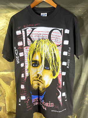 #ad Kurt Cobain Film Modern Reprint Bootleg Size L 22quot; 28” $60.00