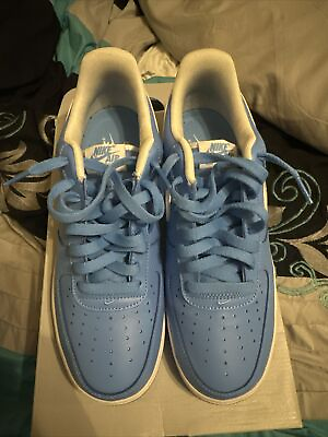 #ad Size 9.5 Nike Air Force 1 #x27;07 University Blue White $85.00