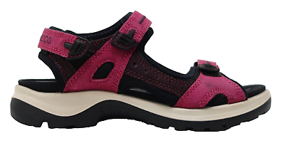 #ad ECCO Womens Pink Leather Yucatan Strap Water Outdoor Sandals Shoes Sz US 8 EU 38 $77.97