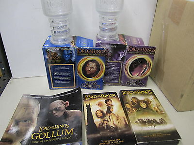 #ad LORD OF THE RINGS GOBLET BOXES x 2 TAPES BOOK $12.88