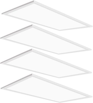 #ad 4Pack 2x4 FT LED Flat Panel Light 75W Commercial Ceiling Light $209.00