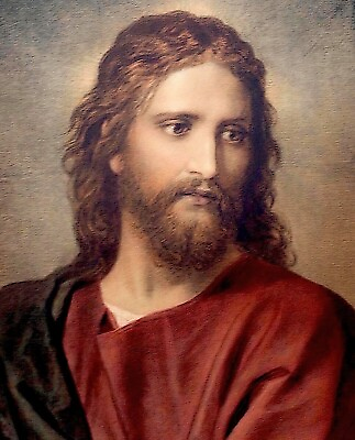 #ad Christ by Heinrich Hofmann art painting print $12.99