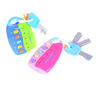 #ad 2021 New Baby Toy Musical Car Key Vocal Smart Remote Car Voices Pretend Play... $14.99