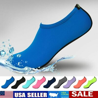 #ad New Adults Kids Water Shoes Aqua Socks Diving Socks Pool Beach Swim Slip On Surf $7.35