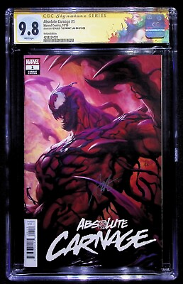 #ad Absolute Carnage #1 Stanley #x27;Artgerm#x27; Lau Variant CGC 9.8 Signed $144.50