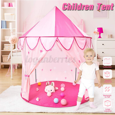 #ad Kids Playhouse Play Tent Castle Princess Indoor Outdoor Girls Boys Play Hous $43.49