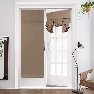 #ad Insulated curtains for home doors and windows sunshades light Brown $21.99