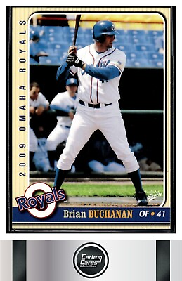 #ad Brian Buchanan 2009 Multi Ad Omaha Royals #4 Kansas City $1.95