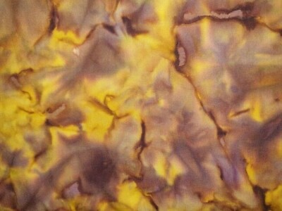 #ad Batik Cotton Quilting Craft Fabric 1 2m Fat Long Quarter Yellow Purple Marble AU $6.00
