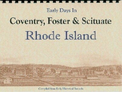 #ad #ad RI Coventry Foster Scituate Reprint 1878 quot;History of the State of Rhode Islandquot; $16.98