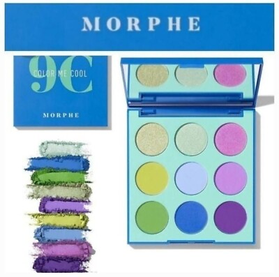 #ad Morphe 9C quot;COLOR ME COOLquot; 9 Shade Blue Eyeshadow Palette $9.99