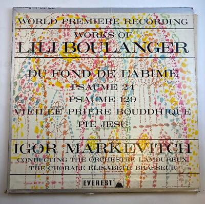 #ad Igor Markevitch Orchestre Lamoureux: Works of Lili Boulanger...Stereo...1967 $12.99