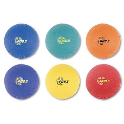 #ad Champion Sports Playground Ball Set Nylon Assorted Colors 6 Set $62.70