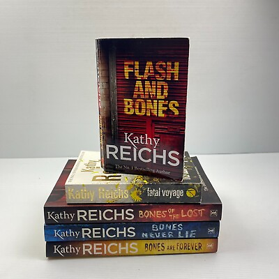 #ad Kathy Reichs 5x Book Bundle Fiction Temperance Brennan Bones Series Crime Thrill AU $39.95