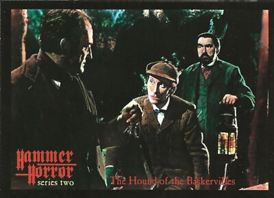#ad HAMMER HORROR SERIES 2 HOUND OF THE BASKERVILLES P3 PROMO CARD BY CORNERSTONE GBP 3.49