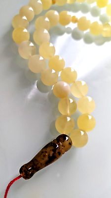 #ad Natural Baltic Amber 32g Islamic Prayer Beads Misbaha Tasbih Rosary 33 Beads $120.00
