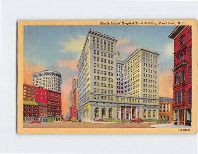 #ad Postcard Rhode Island Hospital Trust Building Providence Rhode Island USA $29.95