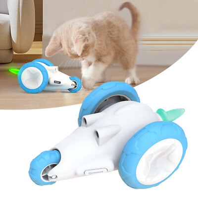 #ad Interactive Cat Toys for Indoor Cats USB Automatic Smart Electric Cat Mouse Toys $14.77