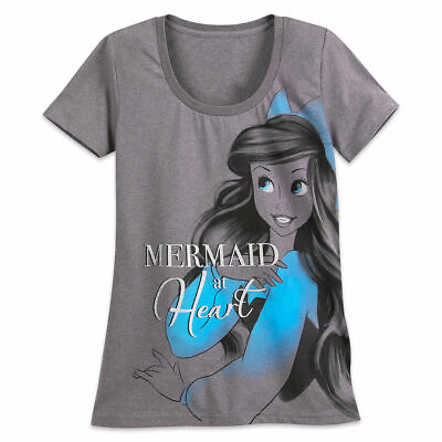 #ad Disney store Women Ariel Tee Shirt Top Princess Little Mermaid SIZE S. $19.99