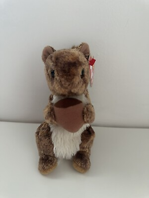 #ad TY Beanie Baby “Nutty” the Squirrel Retired Vintage Collectible MWMT 6 inch C $23.20