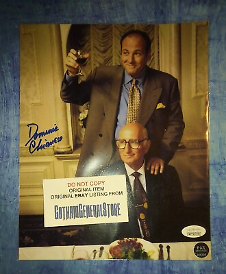 #ad Dominic Chianese Hand Signed Autograph 8x10 Photo COA JSA The Soprano#x27;s $95.00