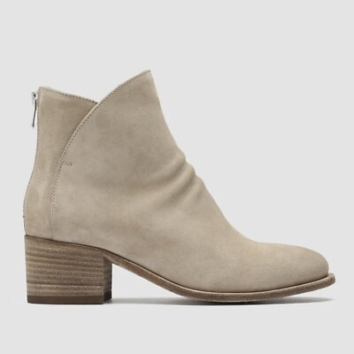 #ad NIB Officine Creative 100% Suede Denner Cream Tan Ankle Boots Size 8 38 $700 $679.00