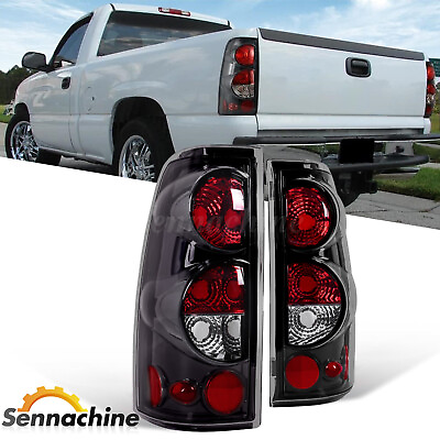 #ad Pair Tail Lights Rear Brake Lamps LR For 99 06 Chevy Silverado 1500 2500 3500 $39.50