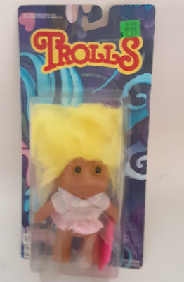 #ad 1991 Trolls 6quot; Inch amp; Hair Pick Factory Sealed Vintage New Old Stock Rare Find 2 $24.99