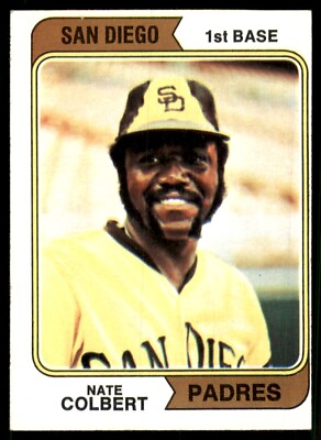#ad 1974 Topps Nate Colbert San Diego Padres #125 $1.00